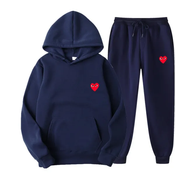 Comme des Garçons Play Pink Heart Hoodie and Sweatpants Set - 19