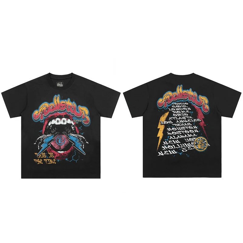 Hellstar Records x Aerosmith 'This Is The Time' Tour Tee Black T-Shirt