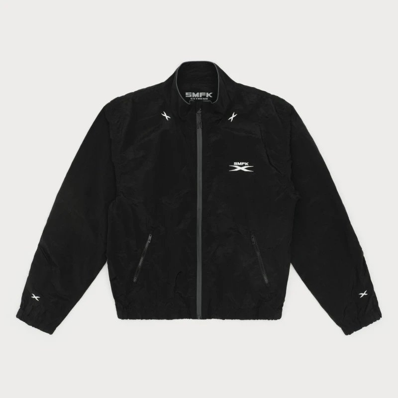 SMF SMFK Extreme Windbreaker Jacket Black Windbreaker