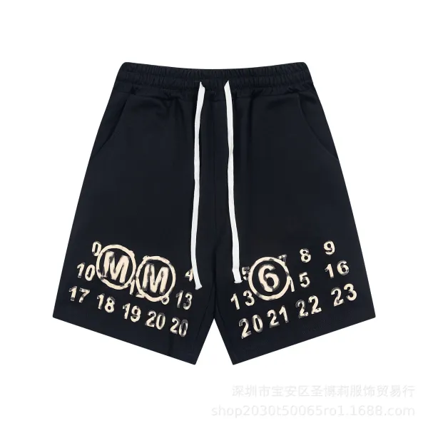 Maison Margiela Replica Numbered Shorts Black - 16