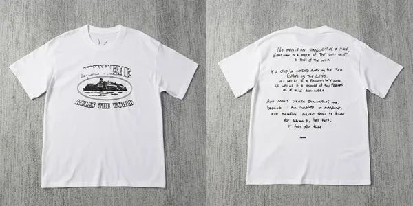 Design 'Testament Rules the World' White T-Shirt - 1