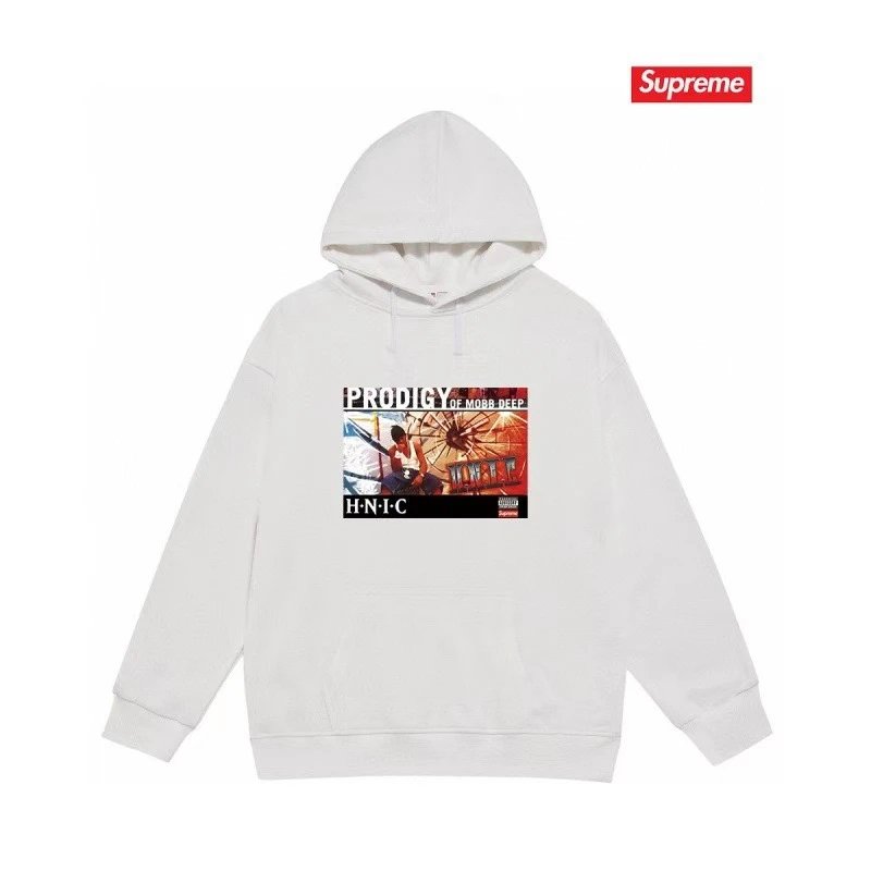 Supreme Firecracker Graphic Hoodie Gray - 15
