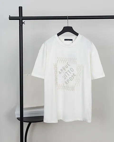 Design 'Tourist vs. Artist' Oversized Graphic T-Shirt White - 14