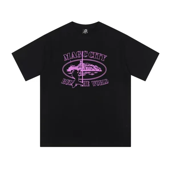 Design Magc City Ruin The World Graphic T-Shirt Black - 1