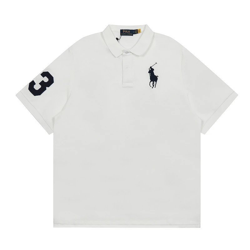Polo Ralph Lauren Big Pony Polo White Polo Shirt - 10