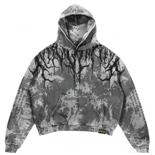 Design Tree Drip Hoodie Multicolor Hoodie - 1