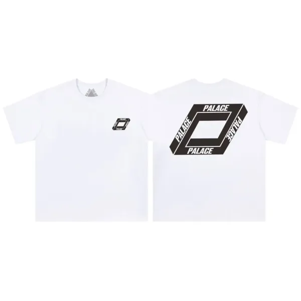 Palace Skateboards Palace Tri-Force Triangle Logo White T-Shirt T-Shirts - 29