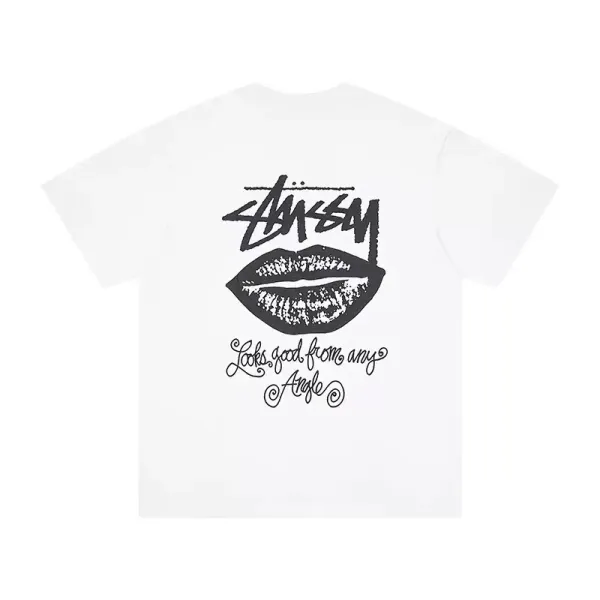 Stussy Lips Graphic T-Shirt Black - 11