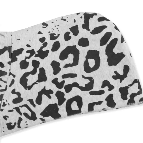 Design Vally Deves Leopard Print Zip-Up Hoodie Multicolor Hoodie - 9