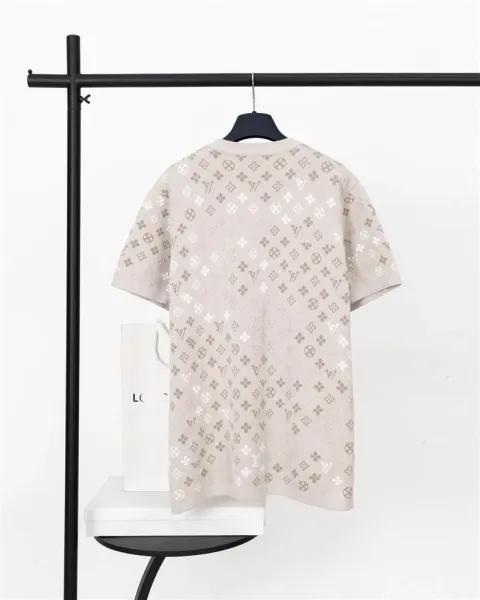 Louis Vuitton Monogram Embossed White T-Shirt - 6