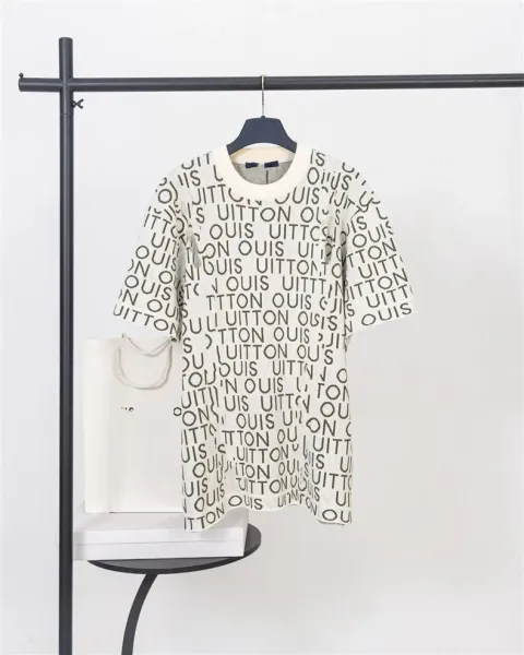 Louis Vuitton Monogram Embossed White T-Shirt - 9