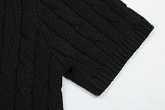 Polo Ralph Lauren Cable Knit V-Neck Sweater Gray - 30