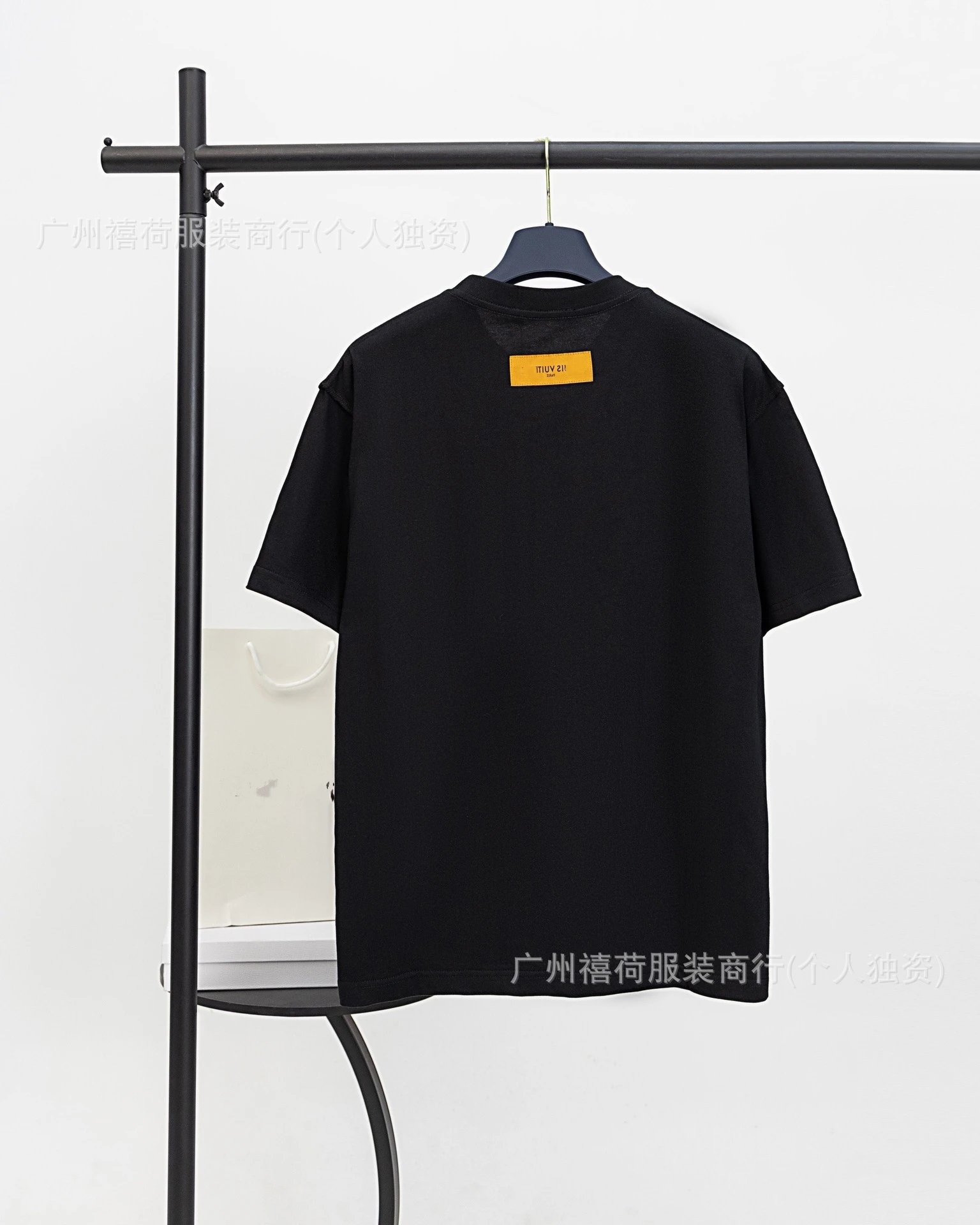 Louis Vuitton Embossed LV Logo T-Shirt Light Blue - 4
