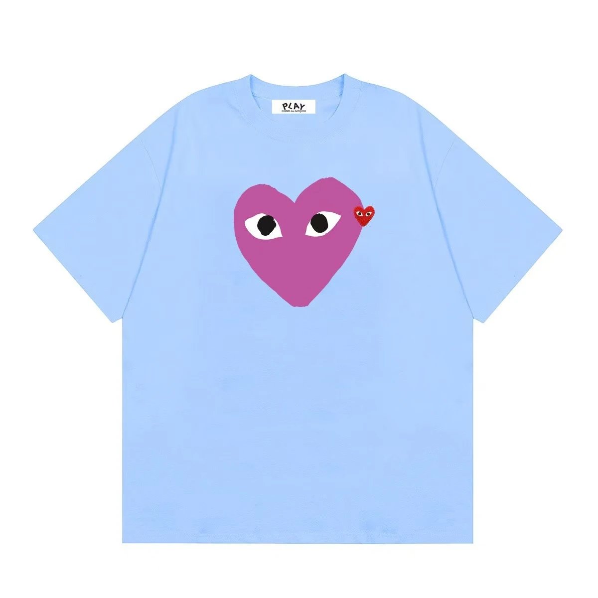 Comme des Garçons Play Polka Dot Heart White T-Shirt - 12
