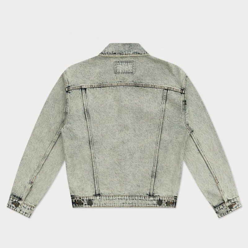 SMF Black Denim Jacket with Embroidered Floral Motif - 16