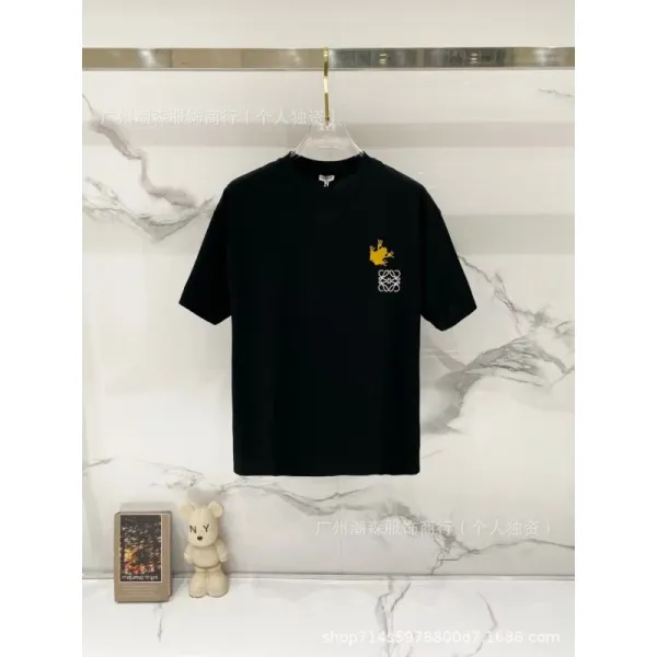 Loewe Puzzle Logo Black T-Shirt - 1