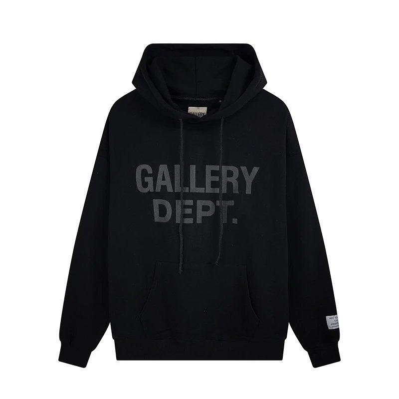 Gallery Dept. Logo Hoodie Black - 18