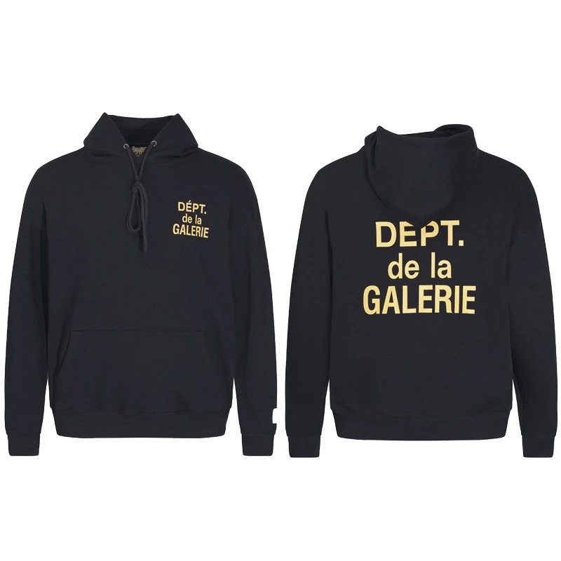 Gallery Dept. Logo Hoodie Black - 26