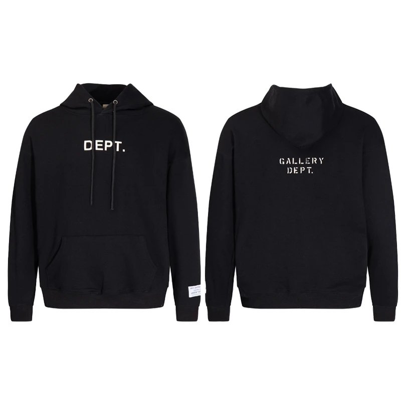 Gallery Dept. Logo Hoodie Black - 34