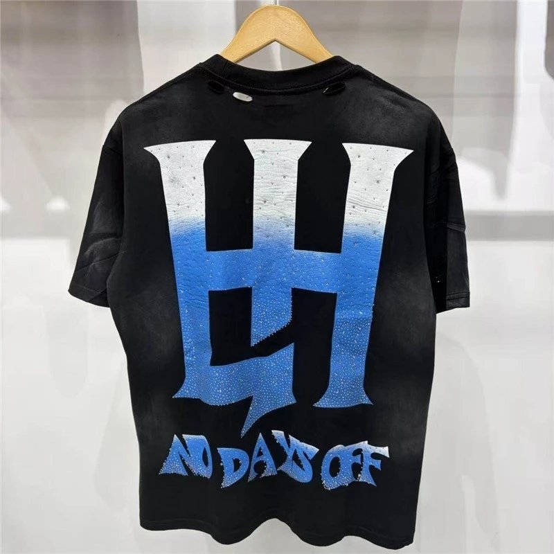 Hellstar Life Hustlers Angel Graphic T-Shirt Black - 7