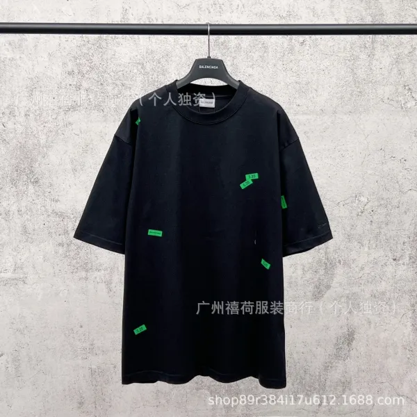 Balenciaga Price Tag T-Shirt Black - 1