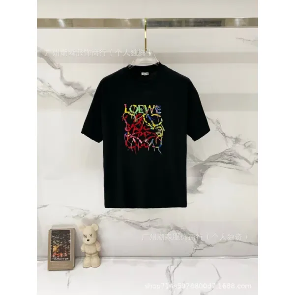 Loewe Graffiti Logo Black T-Shirt - 1