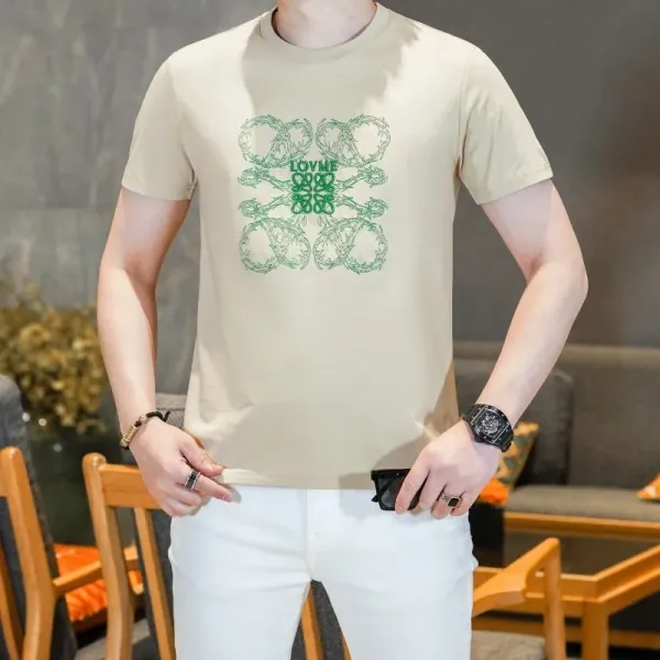 Loewe Anagram Print White T-Shirt - 15