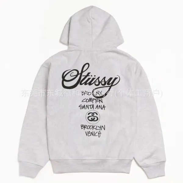 Stussy Logo Hoodie Navy - 16