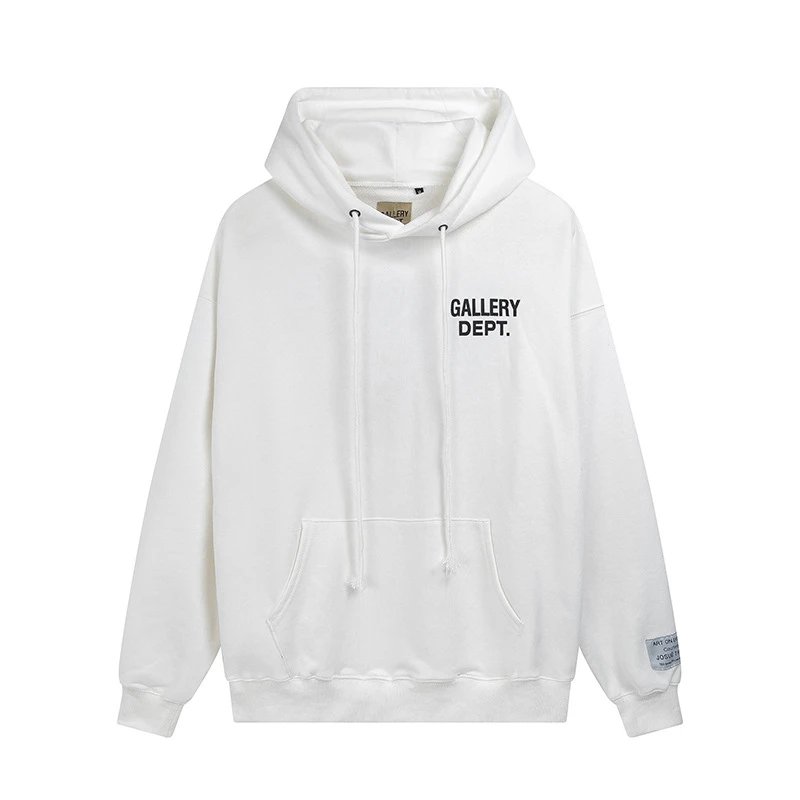 Gallery Dept. Logo Hoodie Black - 7