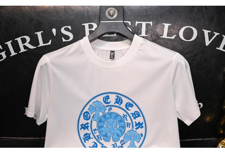 Chrome Hearts x Custom Skull Medallion Black T-Shirt - 13