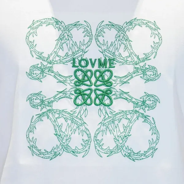 Loewe Anagram Print White T-Shirt - 7