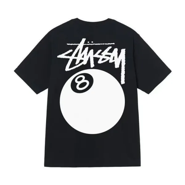 Stussy Wizard Graphic T-Shirt Black - 7