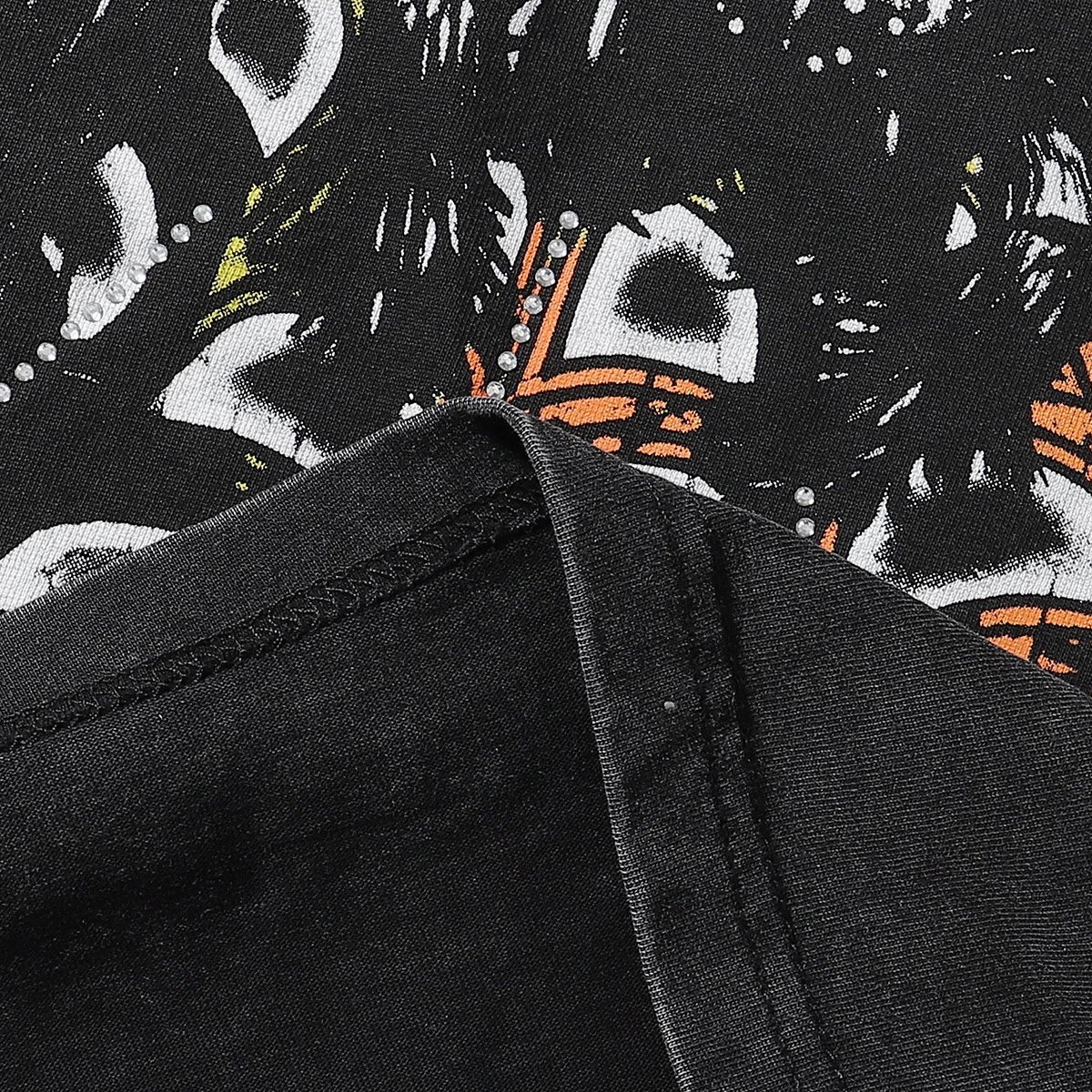 Design Majestik Spider Web Graphic T-Shirt Black T-Shirts - 6