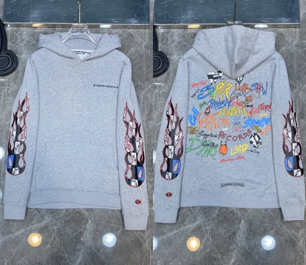 Chrome Hearts Spiderweb Hoodie Pink - 7