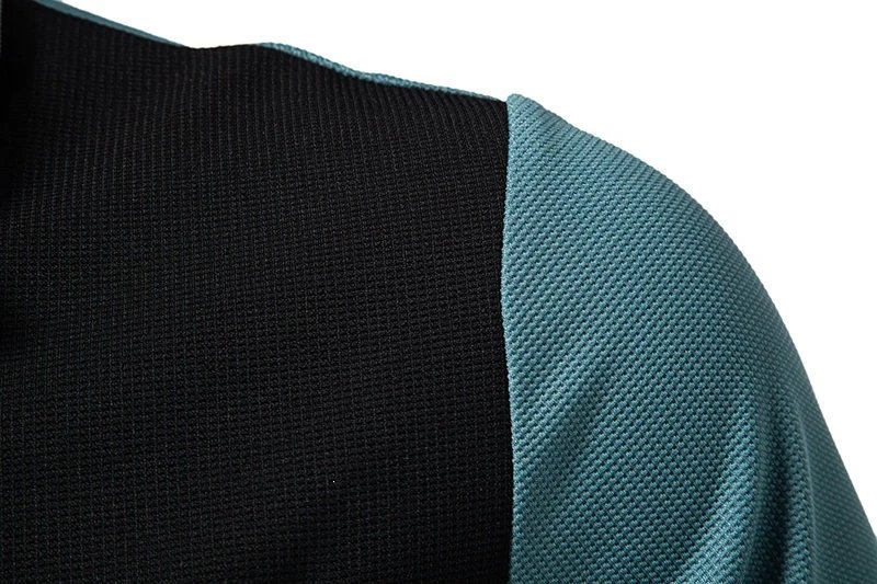 Design Color-Block Polo Shirt White Black Tops.polo - 30