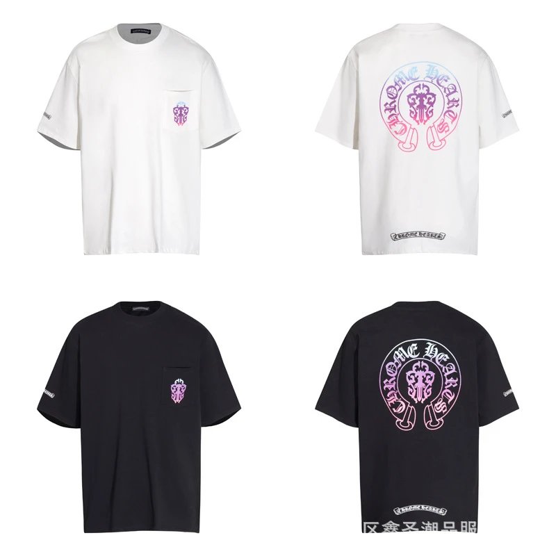 Chrome Hearts Scroll Banner White T-Shirt - 45