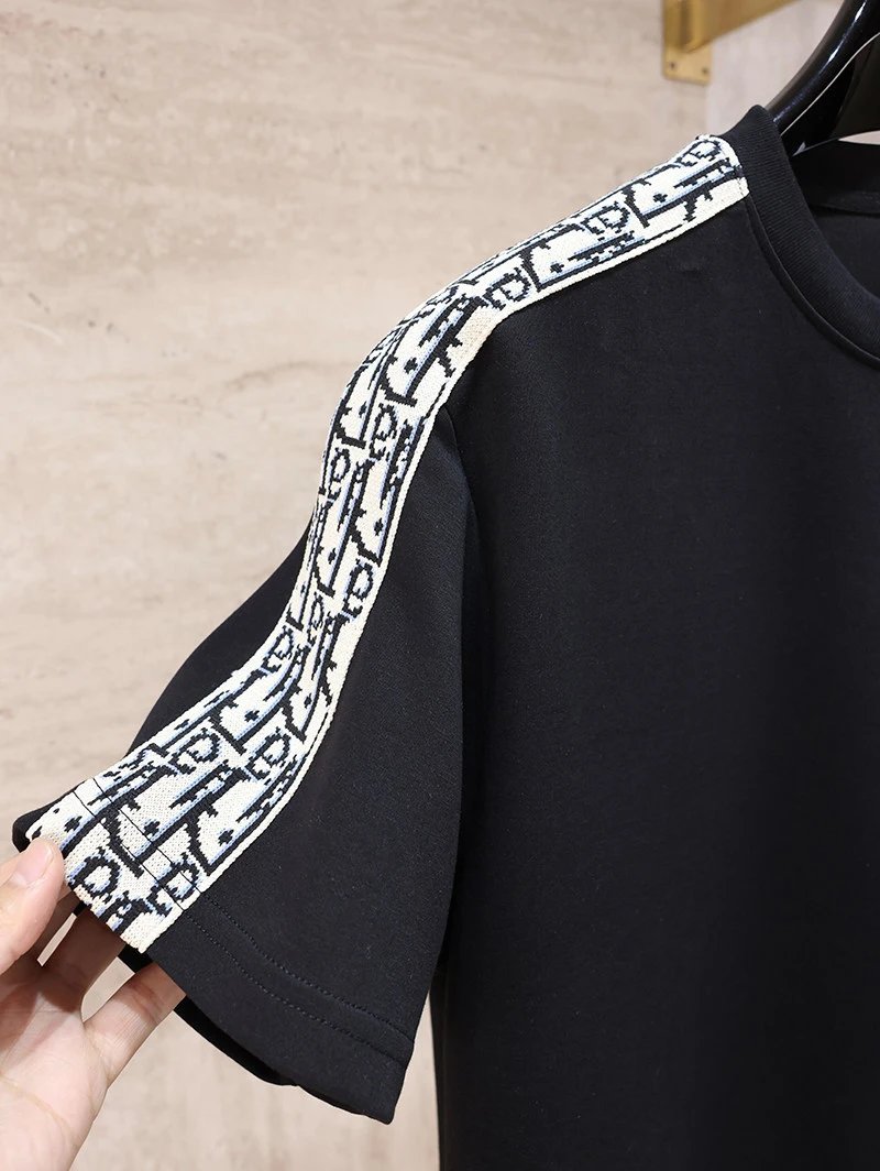 Dior Oblique Print Sleeve T-Shirt White - 24