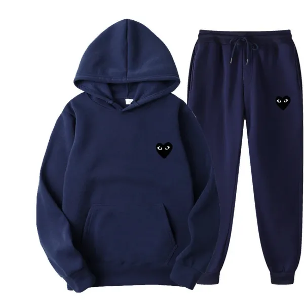 Comme des Garçons Play Pink Heart Hoodie and Sweatpants Set - 20
