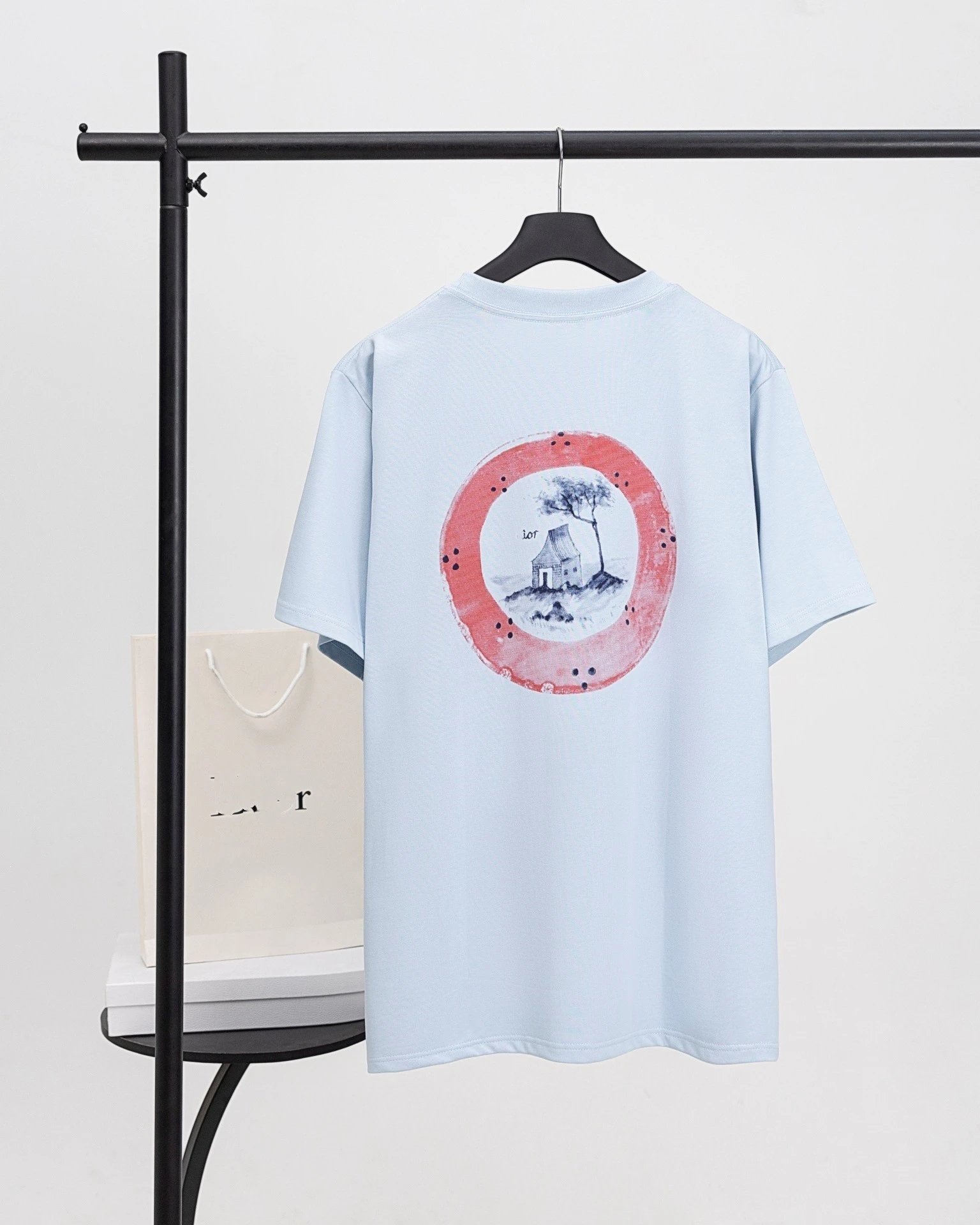 Dior x Christiaan 1947 Sketch Print White T-Shirt - 7