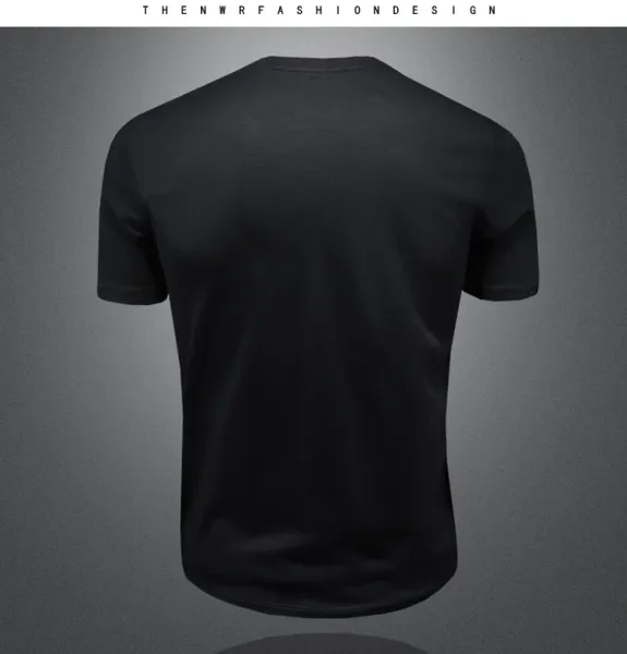 Design Embroidered Crest Logo White T-Shirt - 6