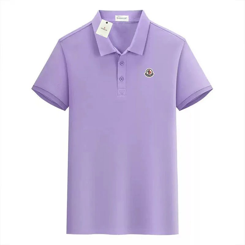 Moncler Classic Logo Polo Black Polo Tops.polo - 10