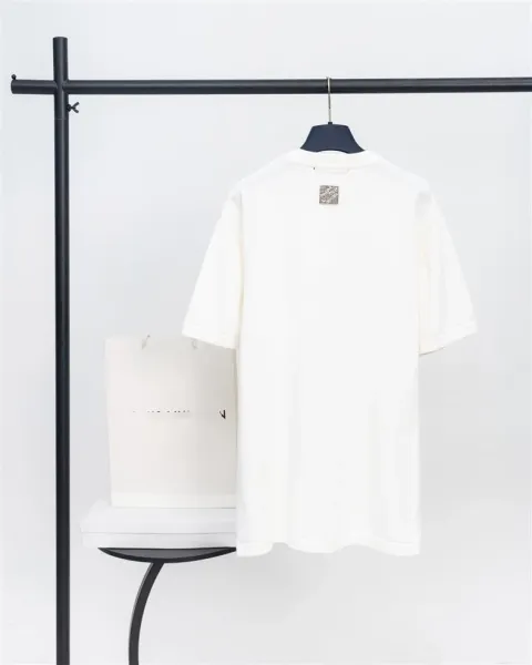 Louis Vuitton Monogram Embossed White T-Shirt - 21