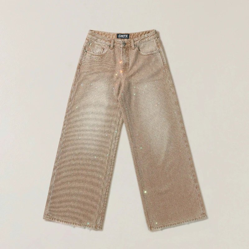 SMF Holographic Wide-Leg Jeans Multicolor - 16