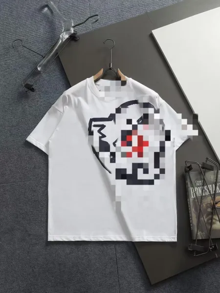 Design Pixel Art Graphic White T-Shirt - 1