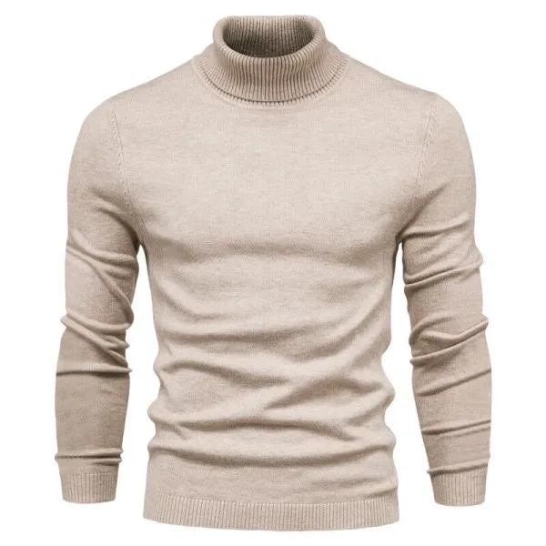 Design Turtleneck Sweater White - 2