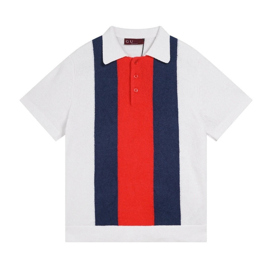 Dior Men's Embroidered Pocket Polo Navy Polo Shirt - 27