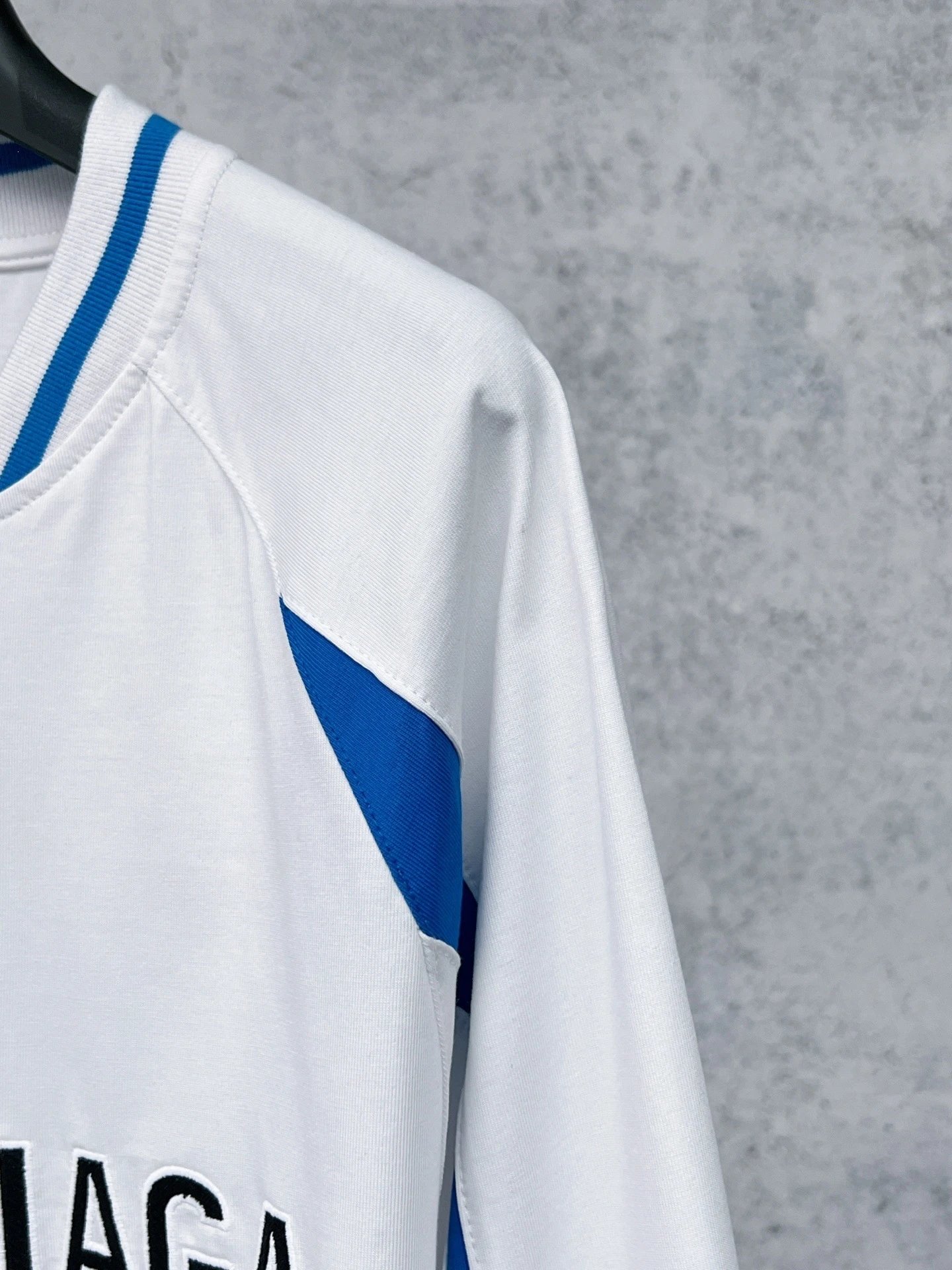 Balenciaga Lenciaga 10 Long-Sleeve Jersey White / Blue - 14
