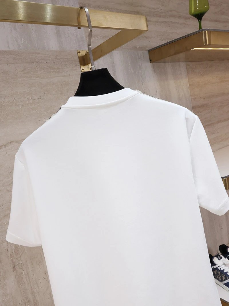 Dior Oblique Print Sleeve T-Shirt White - 40