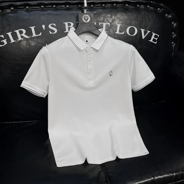 Fred Perry Classic Polo White with Black Trim Polo Polo Shirt - 1