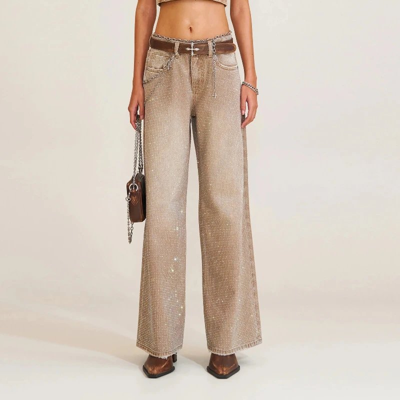 SMF Holographic Wide-Leg Jeans Multicolor - 15